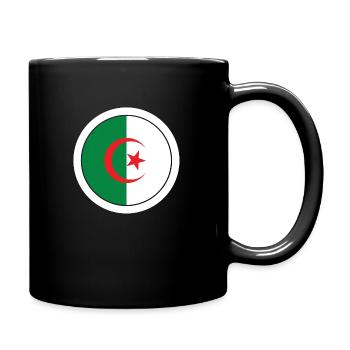 Algerie drapeau pays - Mug uni - noir - Droite
