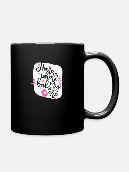 Home is - Full Colour Mug - black