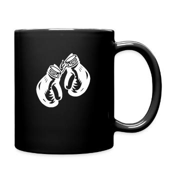 Boxhandschuhe - Tasse einfarbig - Schwarz - Rechts