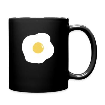 oeuf - Mug uni - noir - Droite