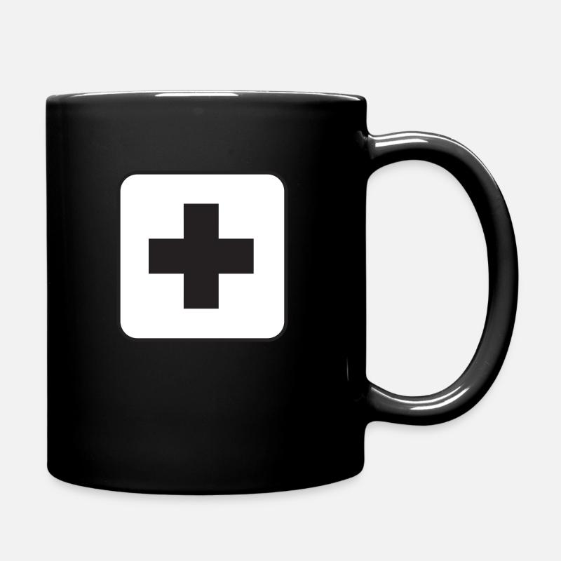 pronto soccorso - Tazza monocolore - nero