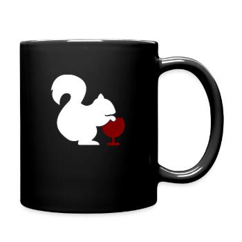 grapes weintrauben wine wein vines3 - Tasse einfarbig - Schwarz - Rechts