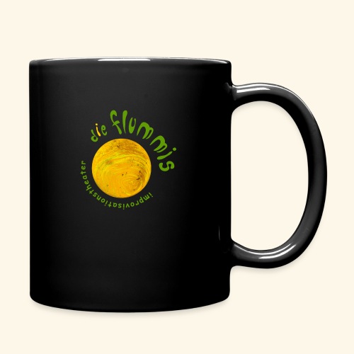 Flummi Logo rund gelb - Tasse einfarbig