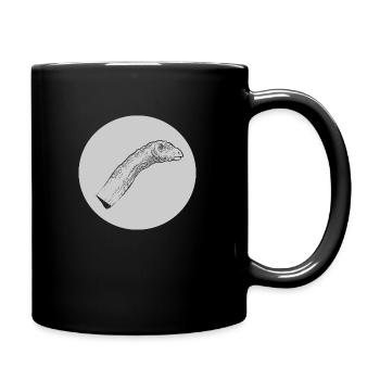 Long-neck Dino dinosaur dinosaur - Full Colour Mug - black - Right
