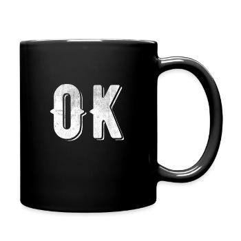 bien - Mug uni - noir - Droite