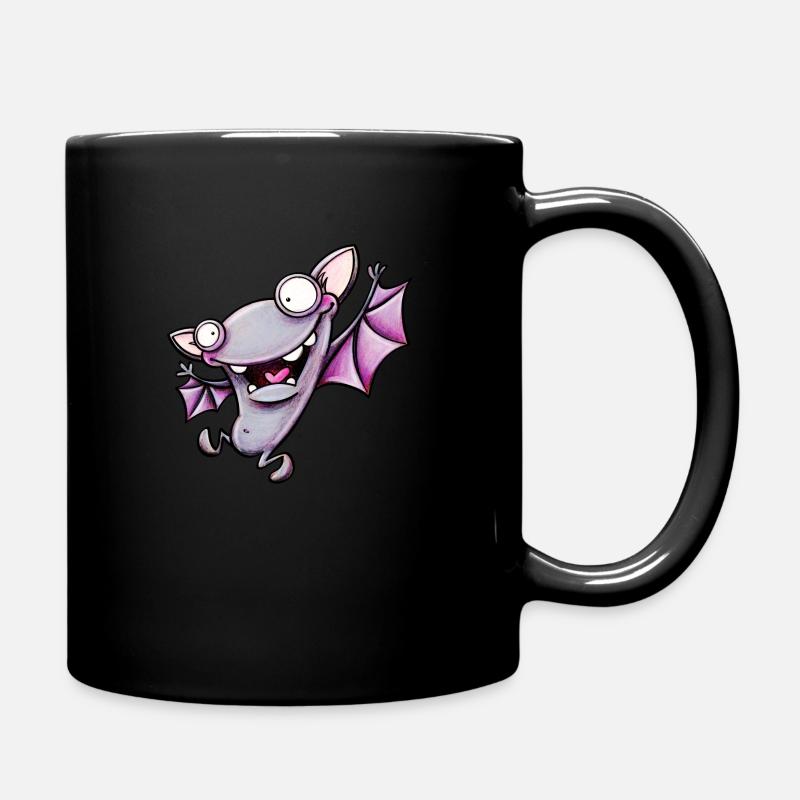 bat - Tasse einfarbig - Schwarz