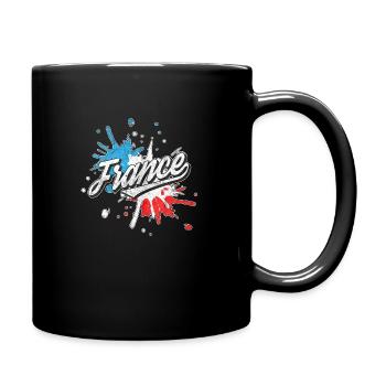 France - Mug uni - noir - Droite