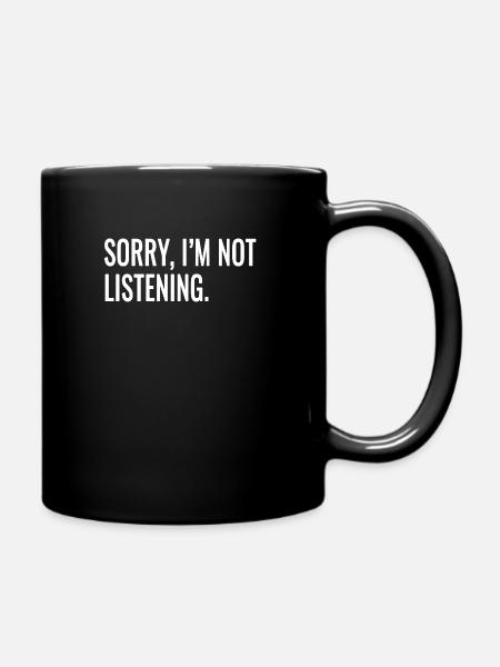 Proverbes - Mug uni - noir