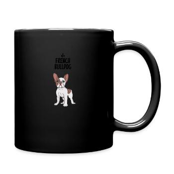 Bouledogue français - Mug uni - noir - Droite