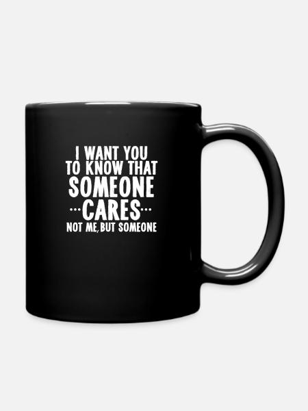 sarcastically - Full Colour Mug - black