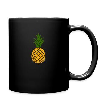 ananas - Mug uni - noir - Droite
