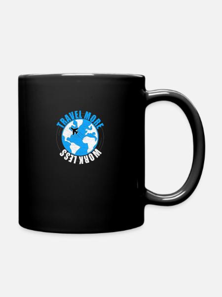 Voyageur de vacances - Mug uni - noir