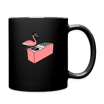 mixer vinyl hang up dj party so celebrate - Full Colour Mug - black - Right