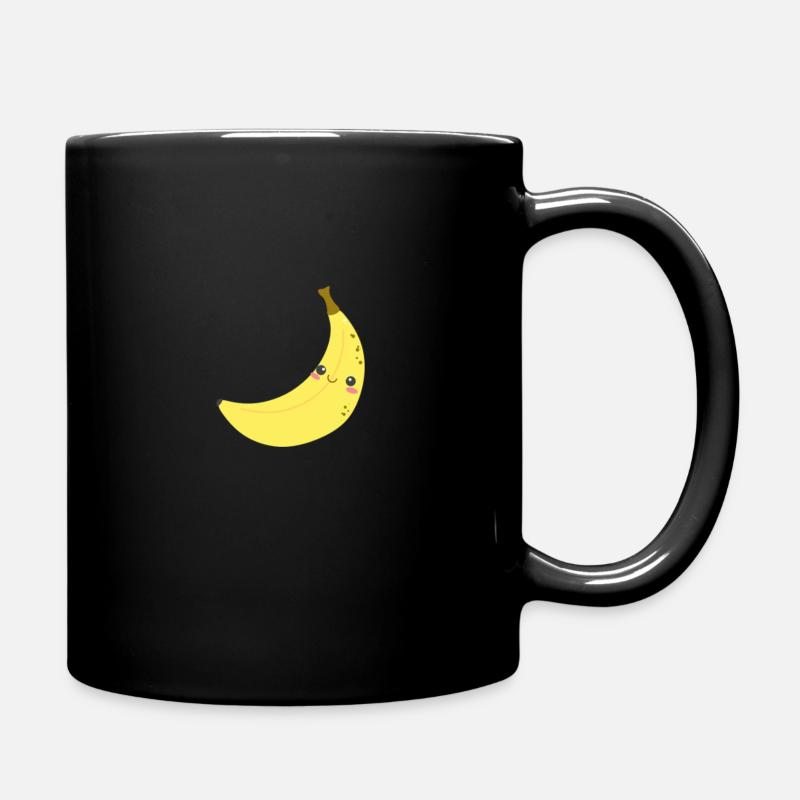 Banane - Tasse einfarbig - Schwarz
