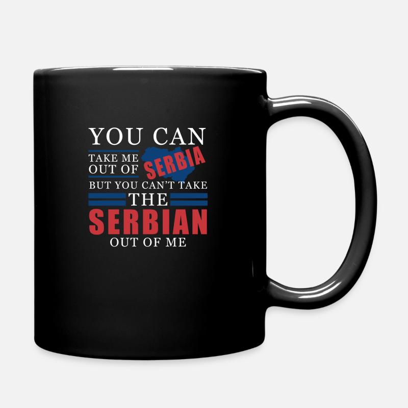 Serbia - Tasse einfarbig - Schwarz