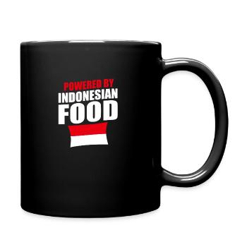 Indonésie drapeau Bali - Mug uni - noir - Droite