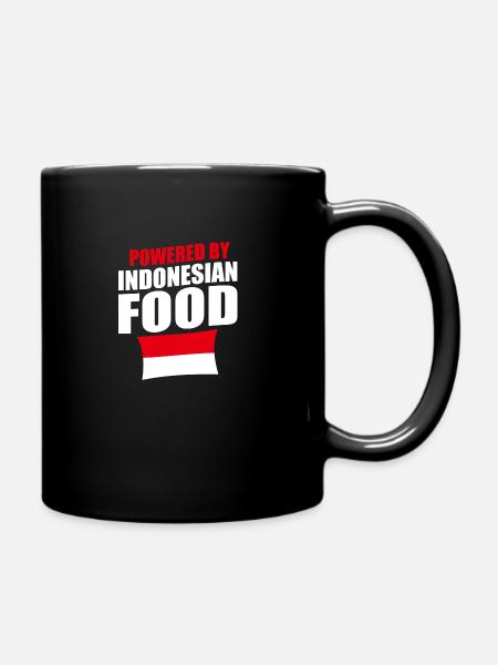 Indonesien Flagge Bali - Tasse einfarbig - Schwarz