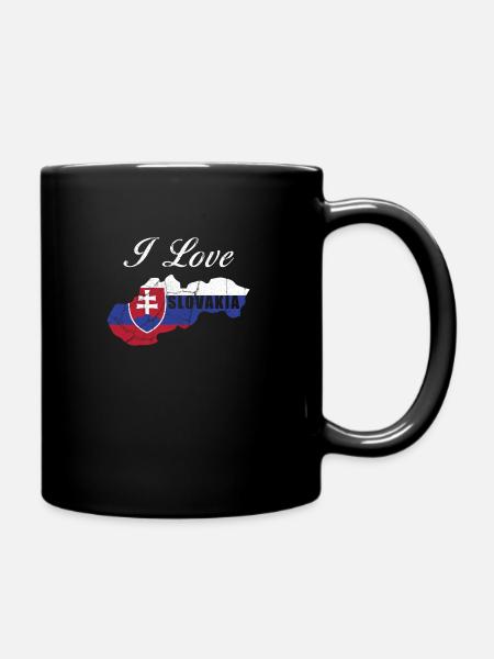 Slovakia - Tasse einfarbig - Schwarz