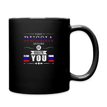 Russia Russia - Full Colour Mug - black - Right