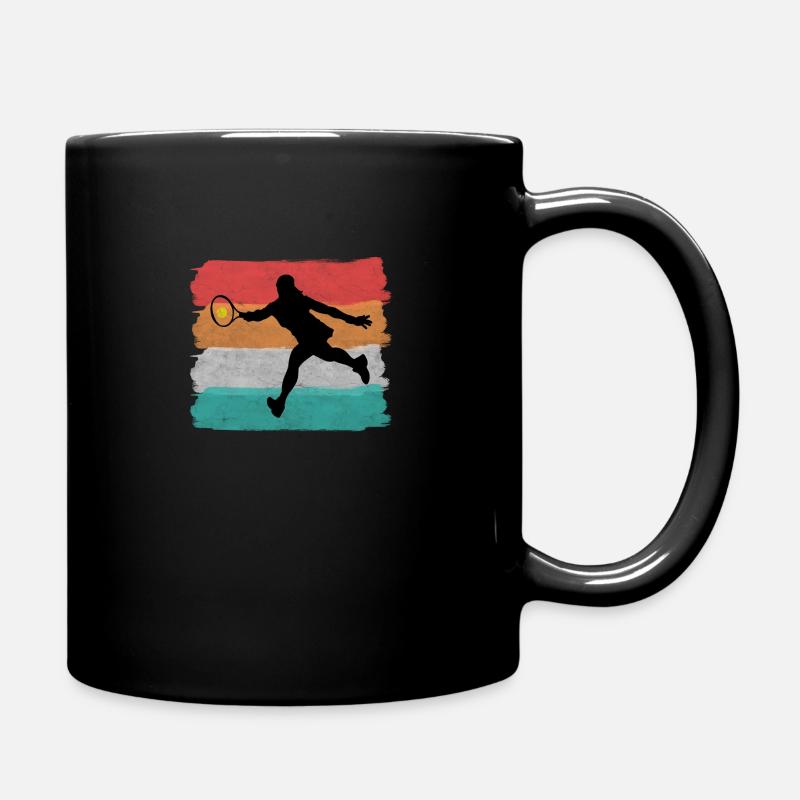 Tennis - Tasse einfarbig - Schwarz