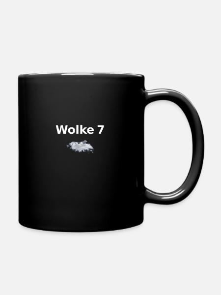 Wolke 7! Schenke deinen Freunden deine Wolke 7! - Tasse einfarbig - Schwarz