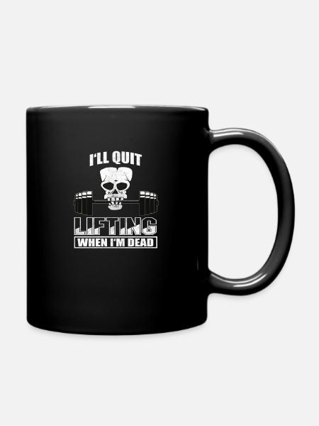 Sport de musculation Fitness Lift - Mug uni - noir