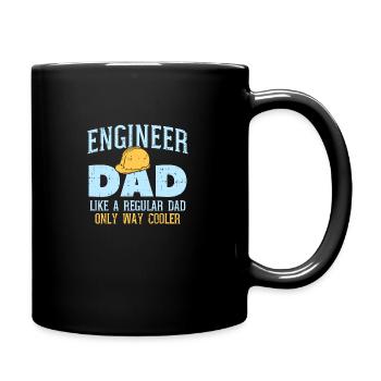 Chemise cool papa ingénieur papa ingénieur - Mug uni - noir - Droite