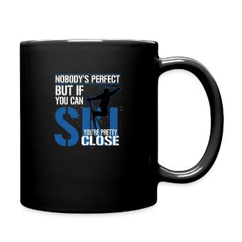 ski - Full Colour Mug - black - Right
