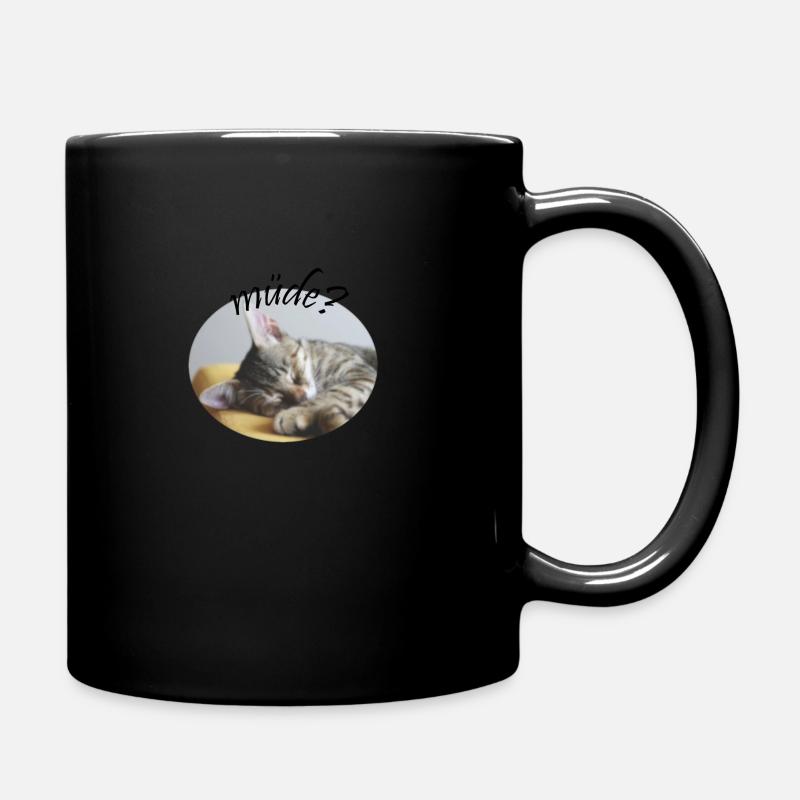 Tired? - Full Colour Mug - black