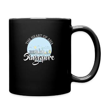 Singapour - Mug uni - noir - Droite