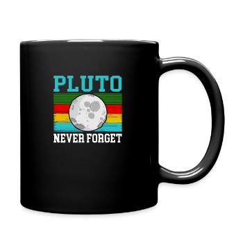 Pluto Planet Universe Galaxy Universe Astronaut - Full Colour Mug - black - Right