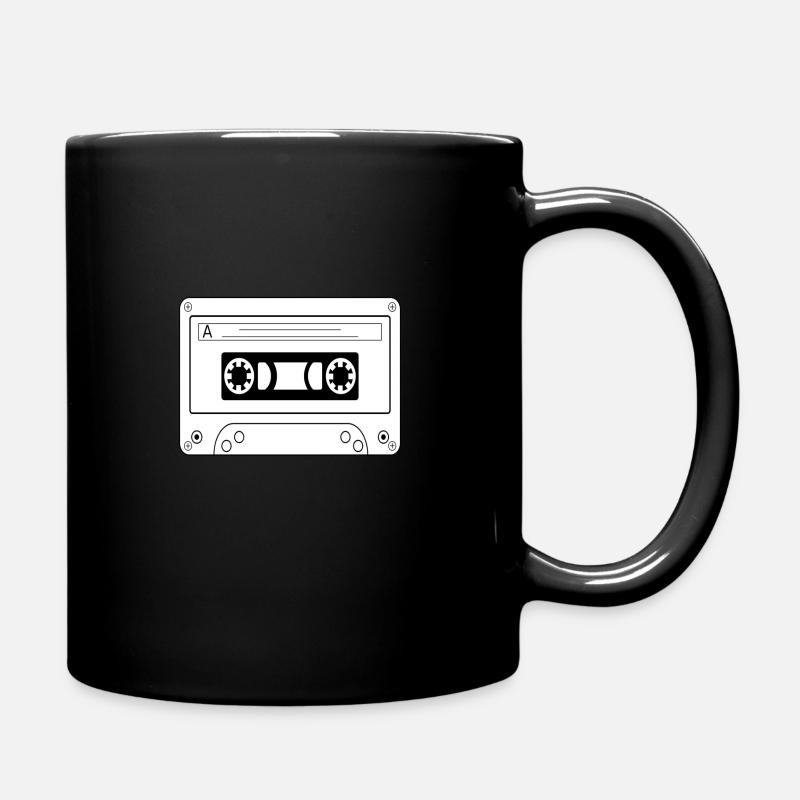 TAPE MC blanc - Mug uni - noir