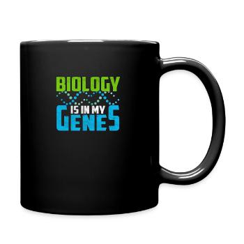 Biologie Lehrer Biologe biologisch Wissenschaft - Tasse einfarbig - Schwarz - Rechts