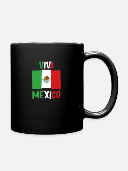 Viva Mexico - Full Colour Mug - black