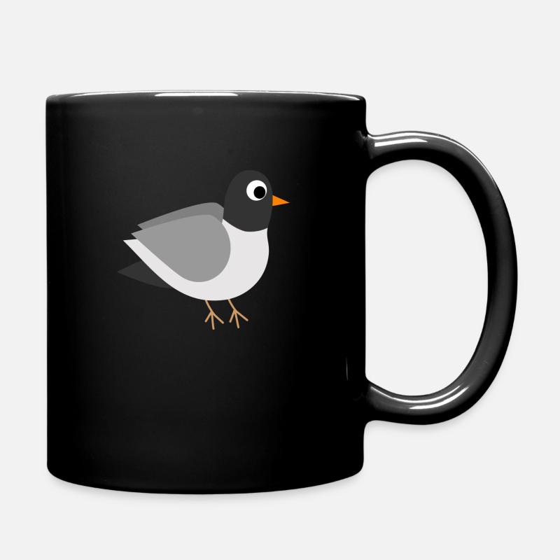 Taube - Tasse einfarbig - Schwarz