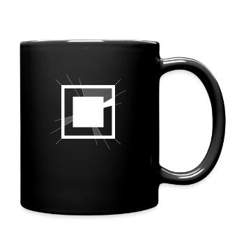 Abstract 2 - Tasse einfarbig - Schwarz - Rechts