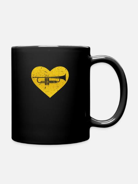 Instrument de musique trompette trompette - Mug uni - noir