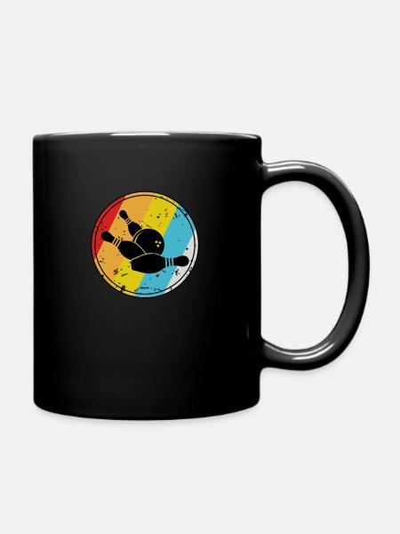 Bowling bowling bowling ball - Full Colour Mug - black