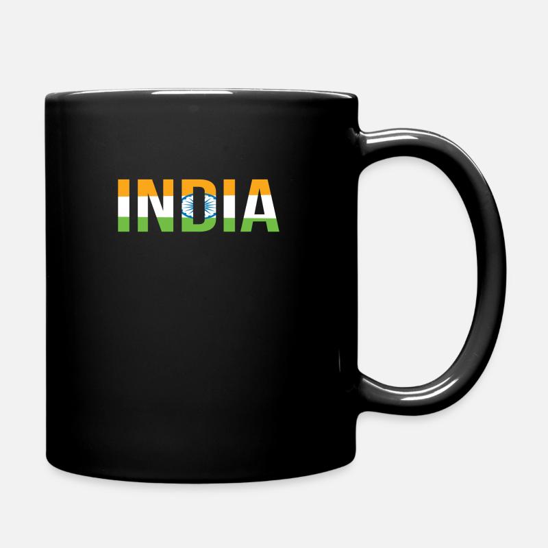 Inde - Mug uni - noir