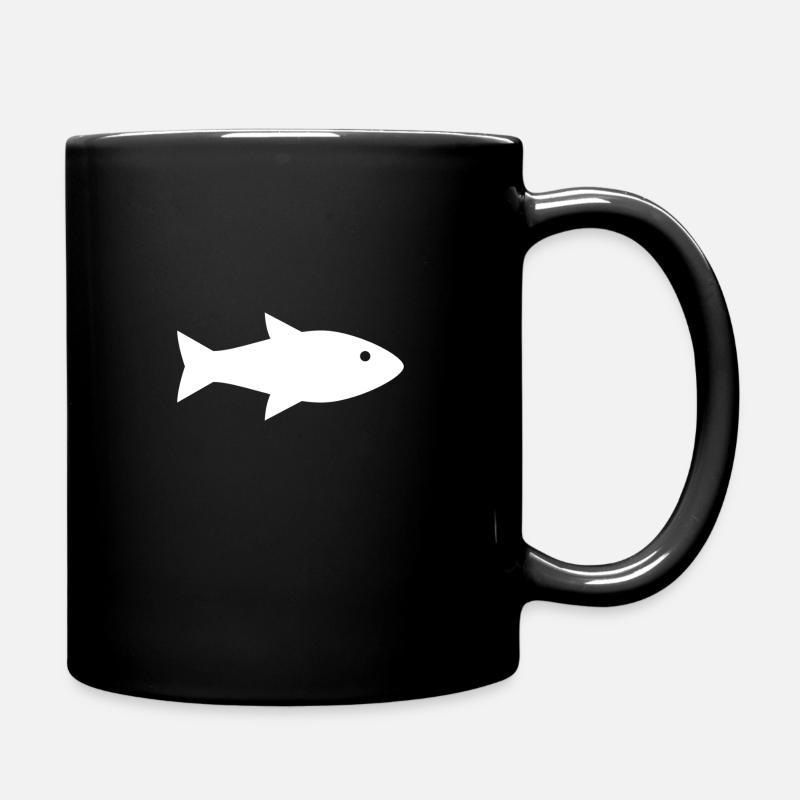 poisson - Mug uni - noir