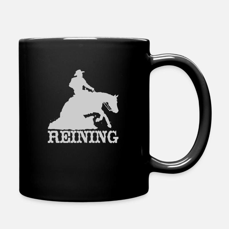 Reining - Tasse einfarbig - Schwarz