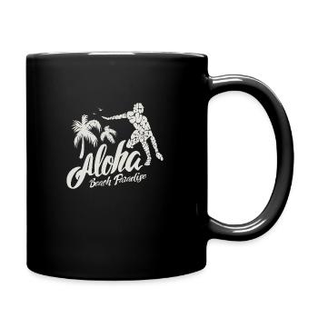 Beach Paradise - Full Colour Mug - black - Right