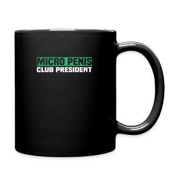 MICRO PENIS CLUB PRESIDENT - Full Colour Mug - black - Right