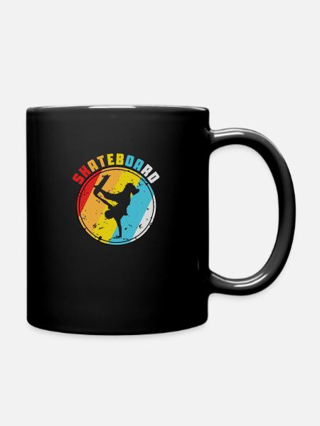 Skateboard - Tasse einfarbig - Schwarz