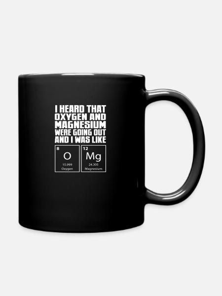 Tableau périodique cadeau de professeur de chimie chimiste - Mug uni - noir