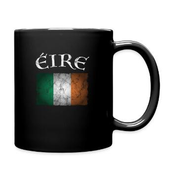 Irlande drapeau irlandais cadeau - Mug uni - noir - Droite
