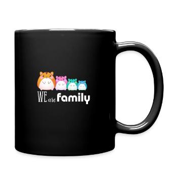 We are family lustiges Family Familien Team Hamste - Mug uni - noir - Droite