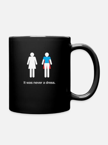 It was never a dress - Full Colour Mug - black