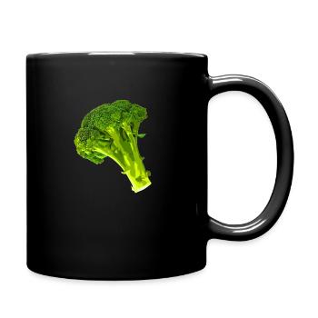 broccoli - Full Colour Mug - black - Right