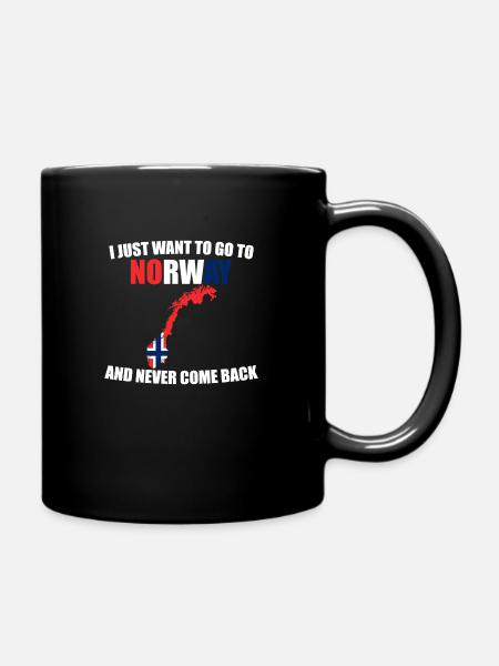 Norway - Full Colour Mug - black